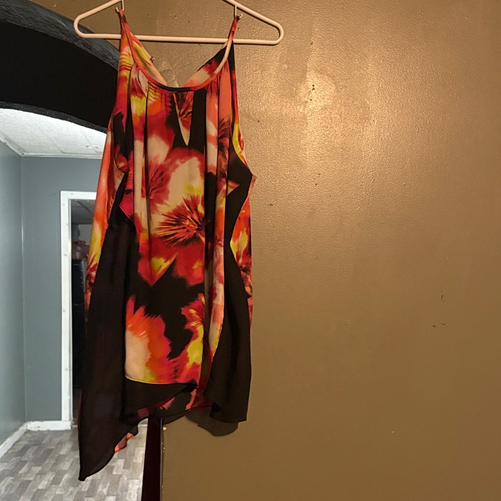 Colorful Floral Tank Top